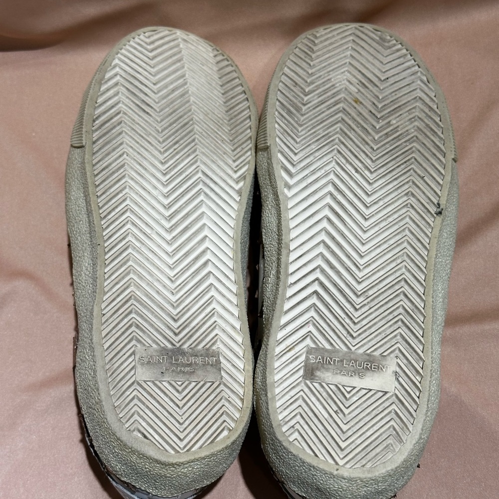 Saint Laurent Court Classic Sneakers Size 36 1/2 - Picture 3 of 8